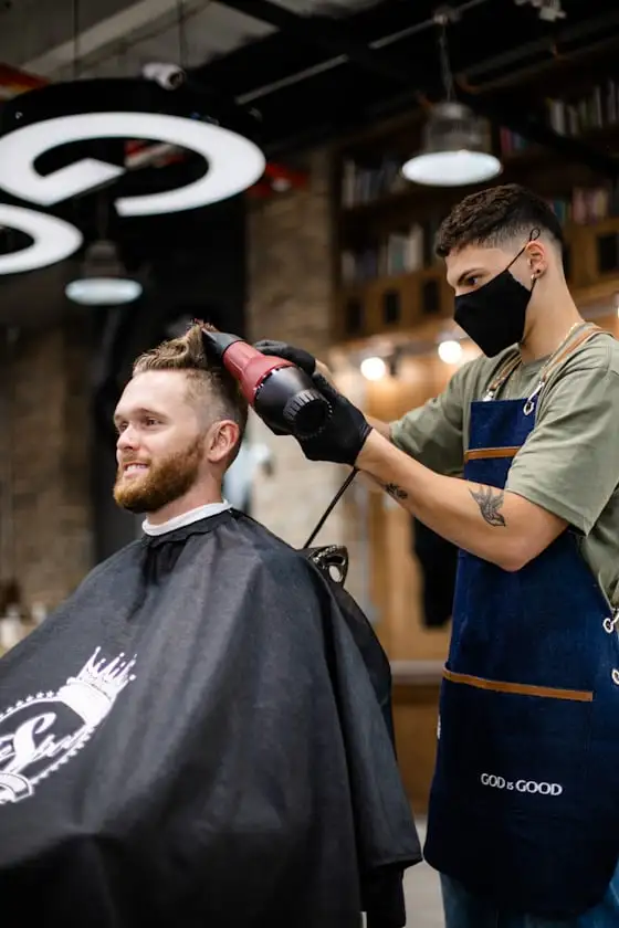 Styling and blow dry