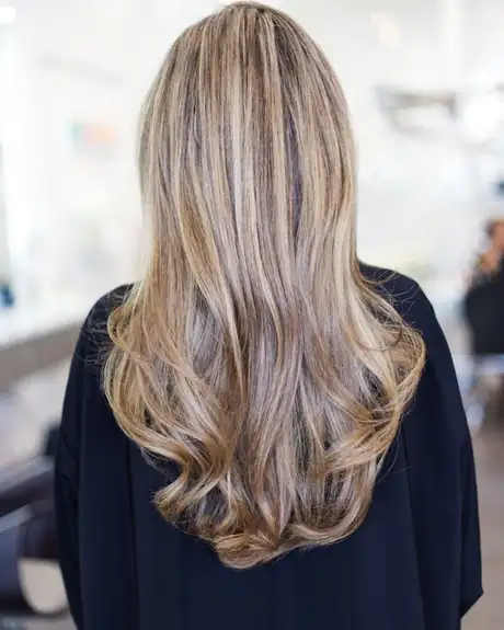 Hair styling at the salon
