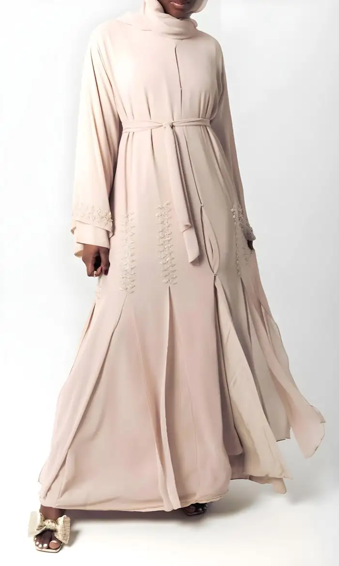 Embroidered abaya