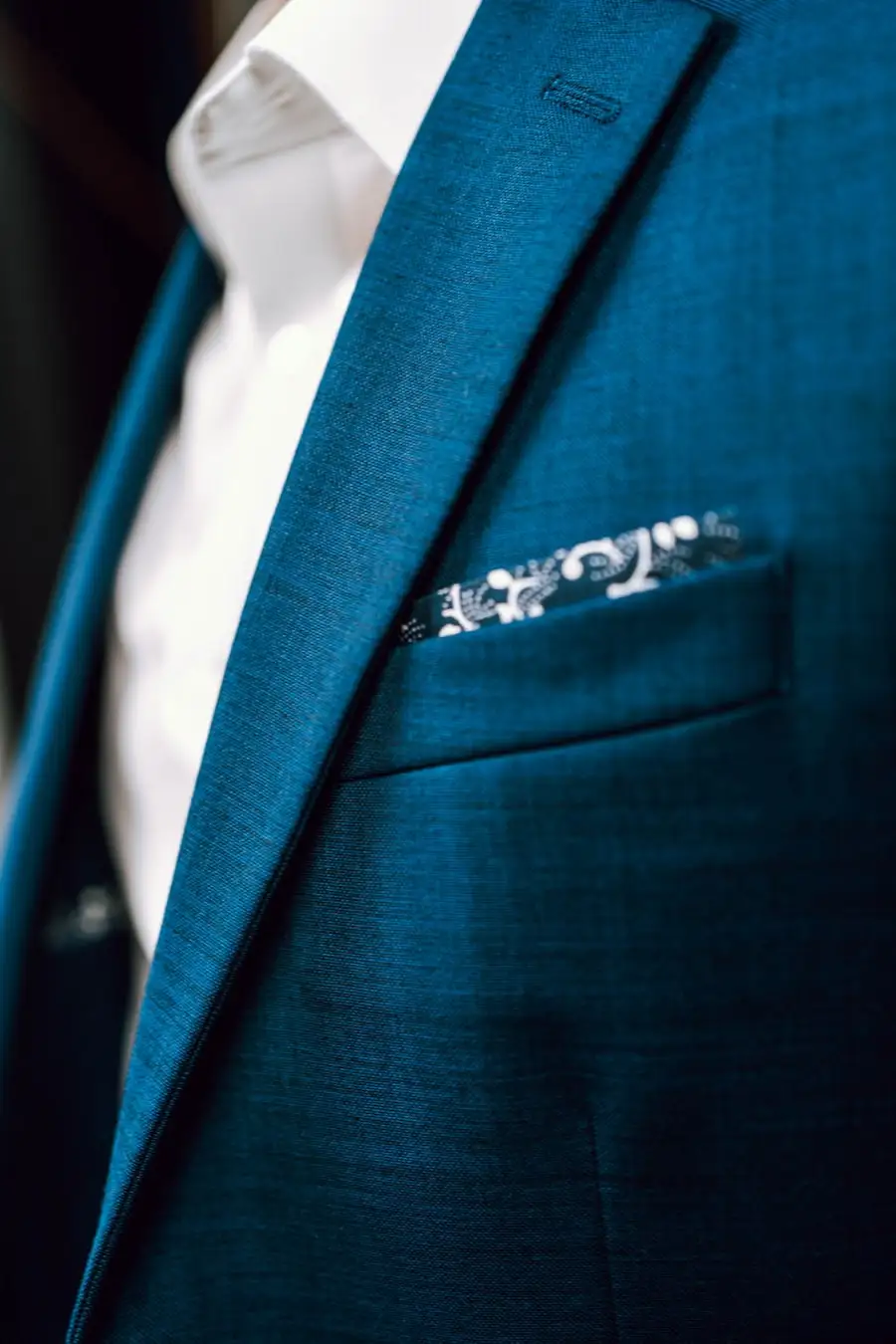 Green suit jacket